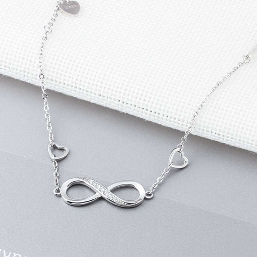 925 Sterling Silver Infinity Bracelets for Women