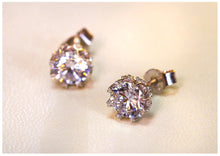 Load image into Gallery viewer, Zircon Stone 925 Sterling Silver Women Stud Earring