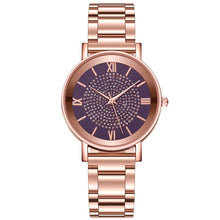 Load image into Gallery viewer, Diamond Shape Quartz Rose Gold Ladies Wrist Watches