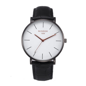 Simple Temperament Belt analog Wristwatch