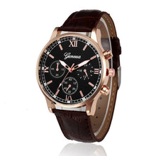 Load image into Gallery viewer, Men&#39;s Retro Design Leather Analog Quartz Watch