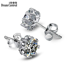 Load image into Gallery viewer, Zircon Stone 925 Sterling Silver Women Stud Earring