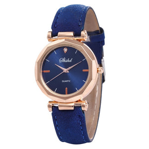 Casual Quartz Crystal Analog Wristwatch