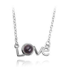 Load image into Gallery viewer, I Love You Projection Necklace in 100 Languages