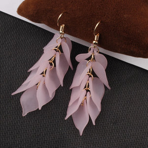 Long Hanging Flower Earring